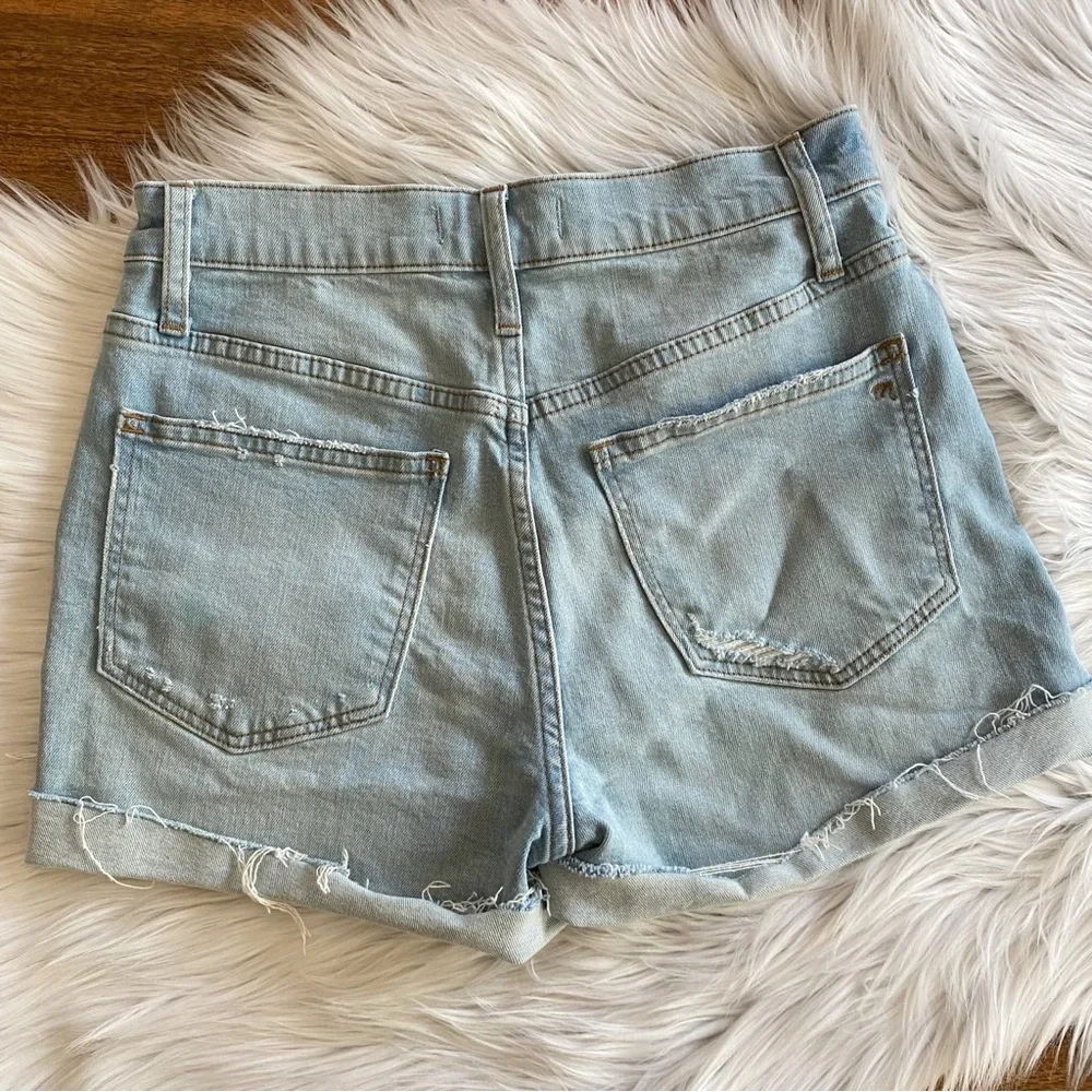 Madewell distressed denim shorts